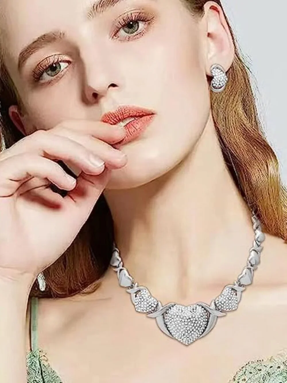 BRAND NEW Silver Bridal Jewelry Set